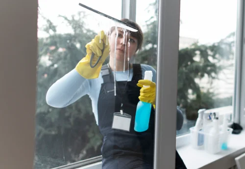 Nettoyage de vitres intérieures et extérieures aux Junies